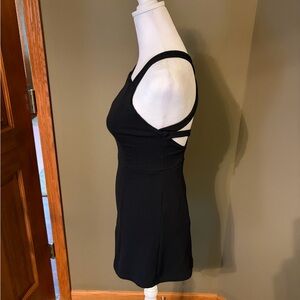 silence + noise Black Square-Neck Crisscross Backless Romper